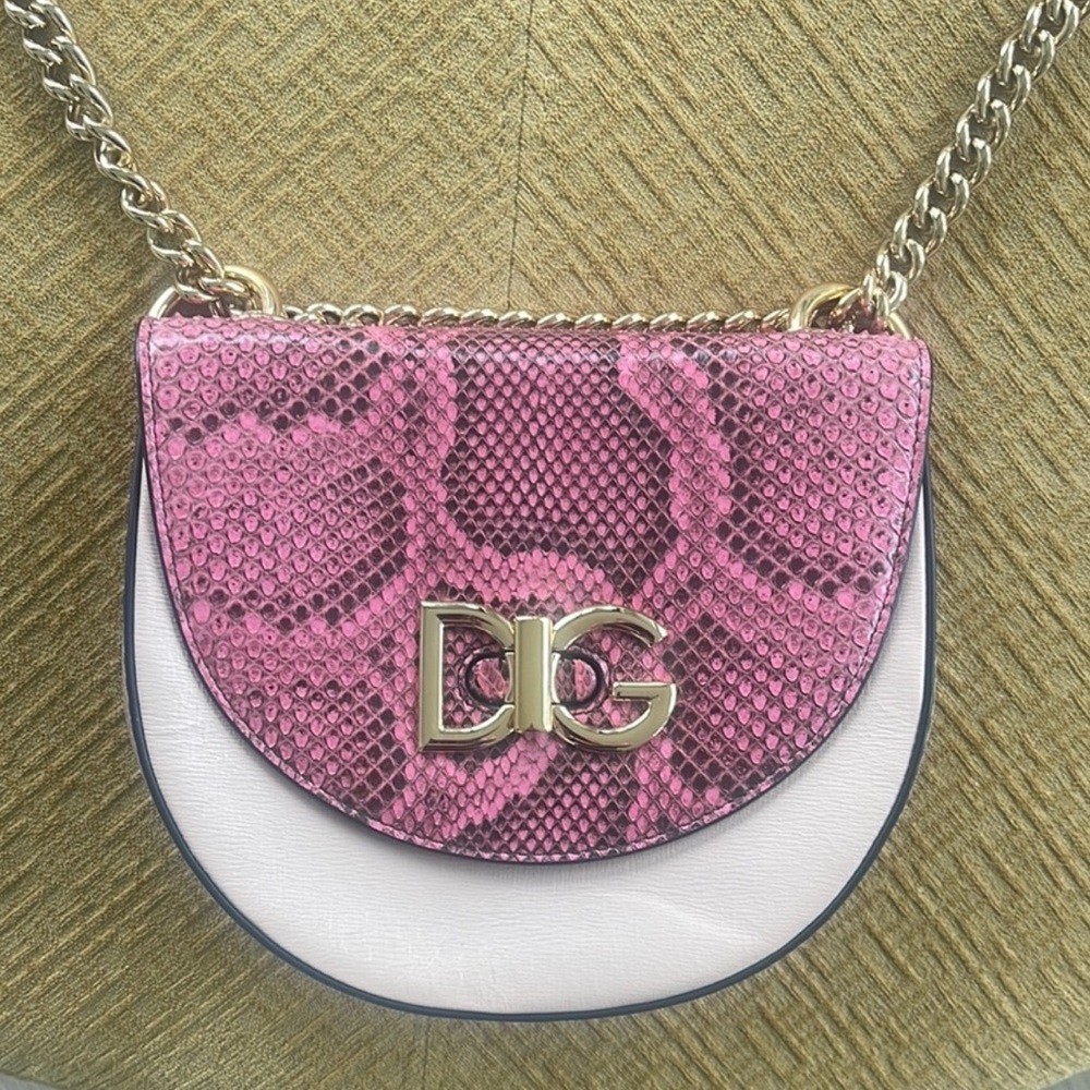 Dolce & Gabbana Tricolor Python Calf Wifi Bag